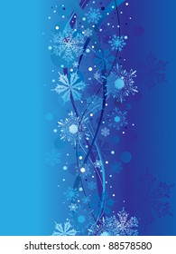 snow christmas, vector illustration