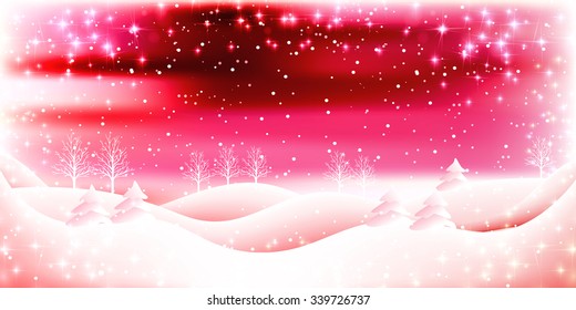 Snow Christmas winter background