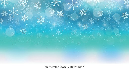 Navidades de nieve fondo de luz de invierno