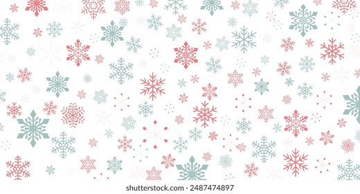 snow Christmas winter light background