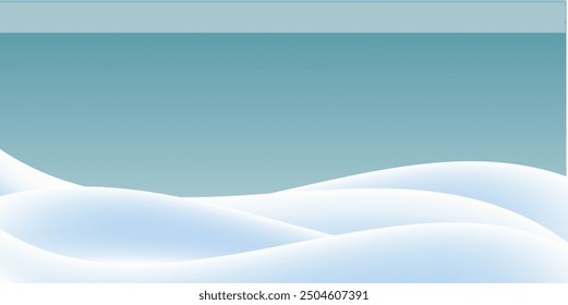 snow Christmas winter light background