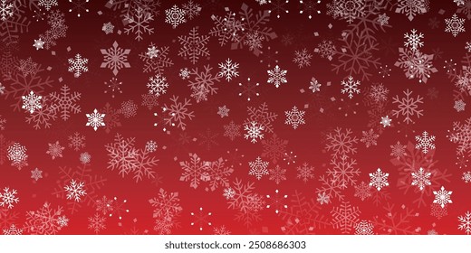 Navidades de nieve de fondo de luz de invierno
