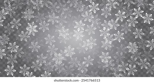 snow Christmas winter light background