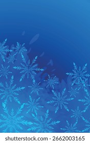snow Christmas winter light background
