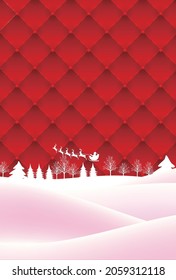 Snow Christmas winter watercolor background 