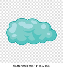 Snow cloud icon. Cartoon illustration of snow cloud vector icon for web design