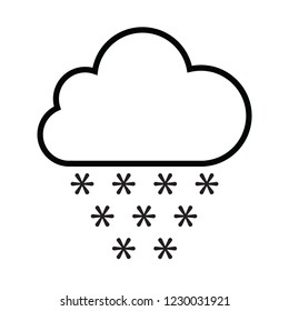 snow cloud icon for web and print snow cloud icon for web and print