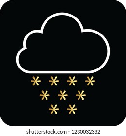 snow cloud icon for web and print snow cloud icon for web and print