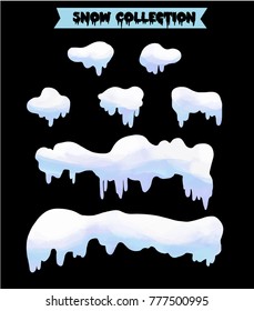 Snow collection vector