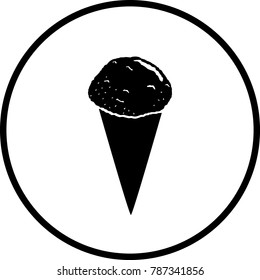 snow cone symbol