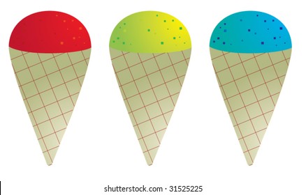 Snow Cone - Vector