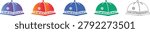 Snow Covered Food Dome Serving Tray Icon Set vol 1562