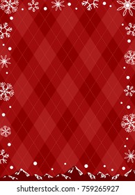 Snow crystal background
