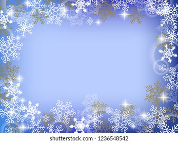 Snow crystal background background illustration