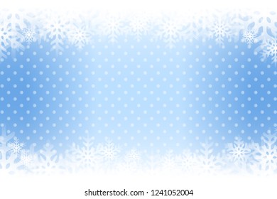 Snow crystal and polka dots background material Wallpaper, shading material, soft focus
