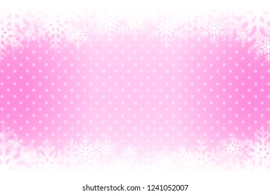 Snow crystal and polka dots background material Wallpaper, shading material, soft focus