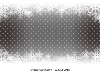Snow crystal and polka dots background material Wallpaper, shading material, soft focus