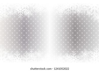 Snow crystal and polka dots background material Wallpaper, shading material, soft focus