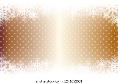 Snow crystal and polka dots background material Wallpaper, shading material, soft focus