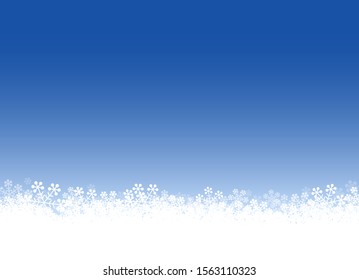 Snow Crystal, Snowflake, sky background
