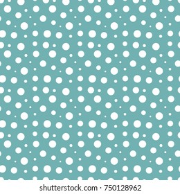 Snow dots seamless pattern. Vector illustration