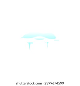 snow element vector set winter