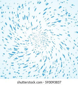 Snow explosion. Winter background. New year vector illustration