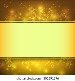 Snow fall with bokeh and lighting element abstract background vector illustration eps10
