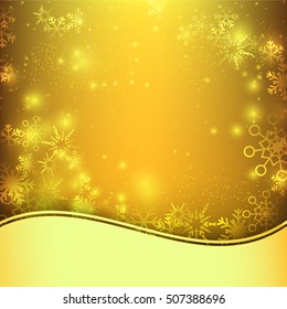 Snow fall with bokeh and lighting element abstract background vector illustration eps10