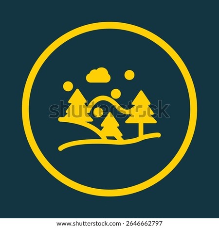 Snow Fall trendy vector art design fascinating amazing design colorful useful illustration.eps
