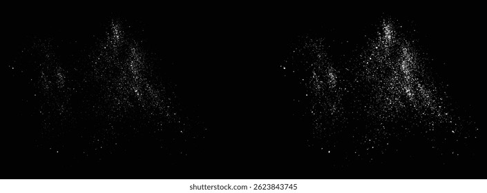 Snow falling background. New year winter white snowflakes illustration