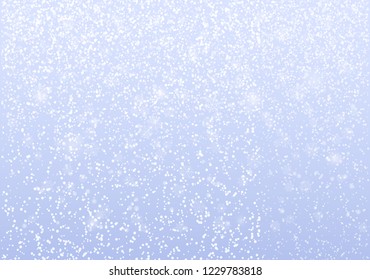 Snow falling background. Winter snowstorm. Design for Cristmas and New Year holidays. Vector illustration.
