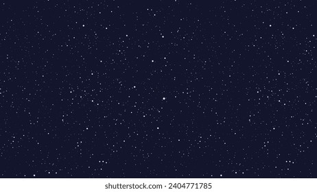 Snow falling with dark blue background.  Black background, light spots texture, abstraction, falling snow, starry sky, bright glare of light texture. 