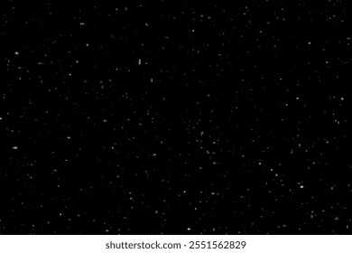 snow falling effect with black background overlay