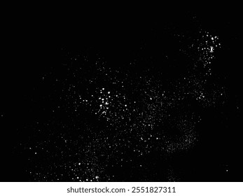 Snow Falling on black background. winter snow flakes. Vector snowfall snowflakes background. snow falling