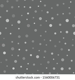 Snow falling seamless pattern. Christmas winter season texture.