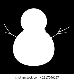 Snow Fight In Winter Cold Man Snowman Vector