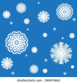 Snow  flak vector icon 