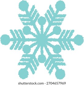 Floco de neve -1- verde-hortelã -1