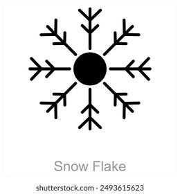 Nieve Flake y el concepto de icono de hielo