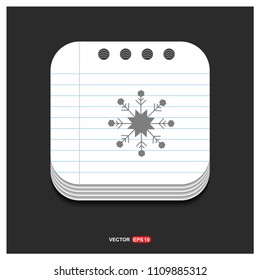 Snow Flake Icon - Free Vector Icon