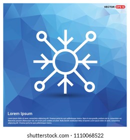 Snow Flake Icon - Free vector icon