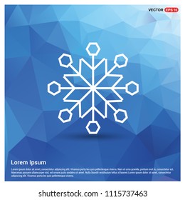 Snow Flake Icon - Free vector icon