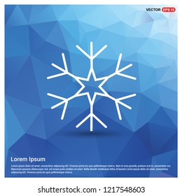 Snow Flake Icon - Free vector icon