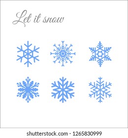 Snow Flake icon set