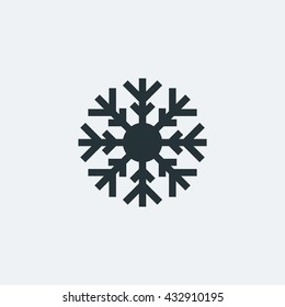 Snow Flake icon in trendy flat style background, image jpg, vector eps, flat web, material icon, UI illustration