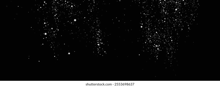 Snow flake texture. Vector snow flakes illustration isolated background