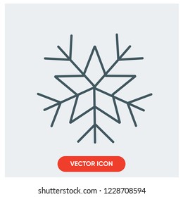 snow flake vector icon