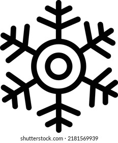 Snow flake Vector illustration on a transparent background.Premium quality symmbols.Stroke vector icon for concept and graphic design.