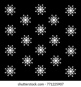 Snow flakes background